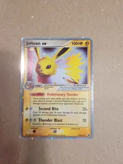 Pokemon TCG Jolteon EX #109 Ultra Rare Holo Delta Species 2005 NM - Image 1