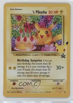 _____'s Pikachu (Wizards Black Star Promo) Pokemon Celebrations #24 - Image 1
