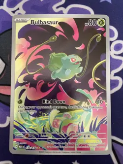 Pokemon TCG Mega Evolution Bulbasaur #133/132 ME01 Mint NM - Image 1