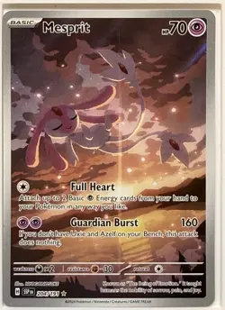 Mesprit IR | Pokemon TCG | Sv06: Surging Sparks 204/191 | NM Condition - Image 1