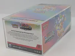 Pokemon SV8.5 Prismatic Evolutions Sealed Booster Bundle Display W/Acrylic Case - Image 3