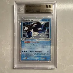Pokemon Blastoise ex Fire Red Leaf Green Holo Rare #104 BGS 9.5 Mint PSA CrossU - Image 1