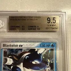 Pokemon Blastoise ex Fire Red Leaf Green Holo Rare #104 BGS 9.5 Mint PSA CrossU - Image 3