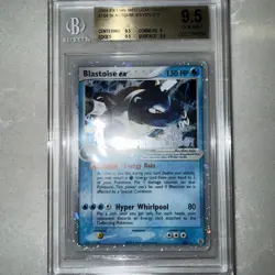 Pokemon Blastoise ex Fire Red Leaf Green Holo Rare #104 BGS 9.5 Mint PSA CrossU - Image 4