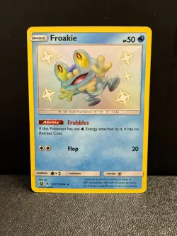 2019 Pokemon Froakie Shiny Holo SV11/SV94 Hidden Fates NM - Image 1