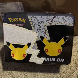 Pokemon TCG Celebration 25th Anniversary Collector’s Chest/ Lunch Box Tin Sealed - Image 3