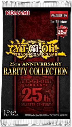 2023 Yugioh 25th Anniversary Rarity Collection 1st Edition Booster Pack [1-Pack] - Image 1