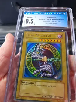 Dark Magician Cgc 8.5 NM Mint+ 2002 SDY-006 Starter Deck Yugi Ultra Rare Glossy - Image 5