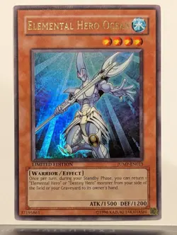 Elemental Hero Ocean JUMP-EN013 Limited Edition Ultra Rare LP - Image 1