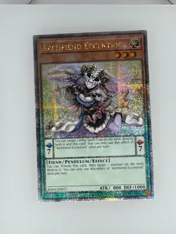 Yu-Gi-Oh Archfiend Eccentrick (Quarter Century SR) RA04-EN017 NM 1st Edition - Image 1
