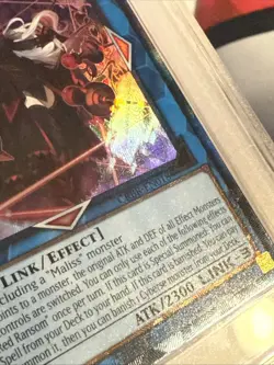 Yu-Gi-Oh Maliss Q Red Ransom (Collector Rare) CRBR-EN018 1st Edition PSA 9 - Image 3