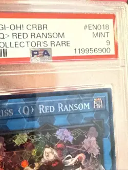 Yu-Gi-Oh Maliss Q Red Ransom (Collector Rare) CRBR-EN018 1st Edition PSA 9 - Image 4