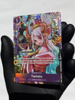 YAMATO 2024 CHAMPIONSHIP EVENT PACK FINALIST TEXTURED P-046 One Piece TCG - Image 2