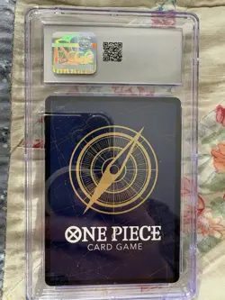 CGC Gem Mint 10 Monkey D. Luffy EB02-061 Secret Rare One Piece - Image 3