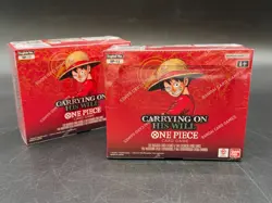 Lot of (2) One Piece OP-13 English Carrying On His Will Booster Boxes Sealed - Image 1