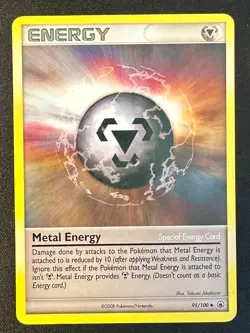 Metal Energy 95/100 2008 Majestic Dawn Pokemon Card Non Holo Energy - Mp - Image 1