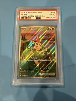 Victini 208 Sv: Scarlet & Violet Promo Cards Holo PSA 8 - Image 1