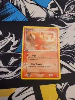 Slugma 77/109 - Team Rocket Returns - Pokemon TCG Card - Moderate Play - Image 1