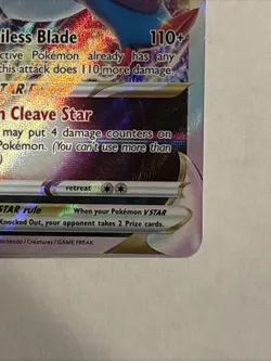 Pokemon TCG Hisuian Samurott VSTAR Astral Radiance Holo Ultra Rare Card 102/189 - Image 4