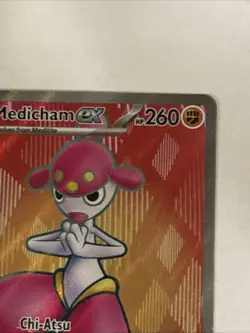 Pokemon TCG Medicham EX Holo Ultra Rare Card Stellar Crown 161/142 Near Mint NM - Image 3