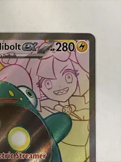 Iono's Bellibolt EX Holo-Pokemon TCG Card 172/159 SV Journey Together Ultra Rare - Image 3