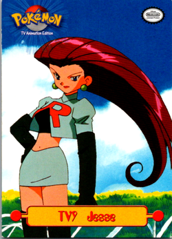 [NM] Jesse #TV9 - Series 1 TV Animation Edition 1999 Topps Pokemon Card - Image 1