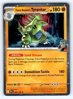 Team Rocket's Tyranitar - (Cosmos Holo) Promo Miscellaneous Cards & Products 096 - Image 1