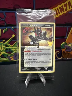 Pokemon TCG Greninja Gold Star SWSH144 Celebrations Black Star Promo Card Sealed - Image 1