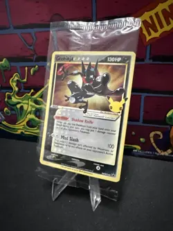 Pokemon TCG Greninja Gold Star SWSH144 Celebrations Black Star Promo Card Sealed - Image 3