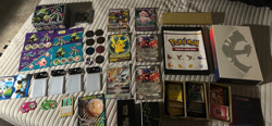 Giant Pokemon Card Collection Lot with Cards, Containers, etc (Read Description) - Image 1