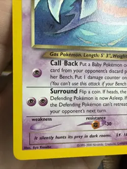 Pokemon Dark Haunter TCG Card Neo Destiny 36/105 Regular Card - Image 2