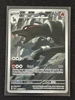 Pokemon TCG Shrouded Fable Houndoom Illustration Rare Holo Card 066/064 - Image 1