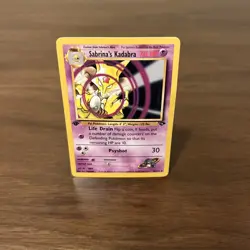 1st Edition Sabrina's Kadabra 58/132 Gym Challenge Pokemon Card Rare LP - Image 1