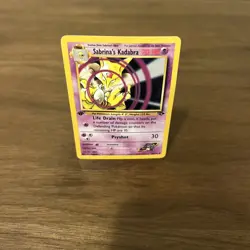 1st Edition Sabrina's Kadabra 58/132 Gym Challenge Pokemon Card Rare LP - Image 4