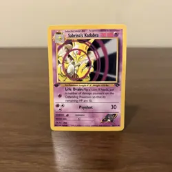 1st Edition Sabrina's Kadabra 58/132 Gym Challenge Pokemon Card Rare LP - Image 5