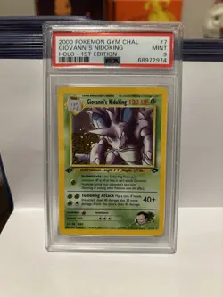 Pokemon TCG Giovanni's Nidoking Gym Challenge Holo Card 7/132 1st Edition Rare - Image 1