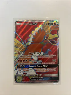 Pokemon TCG Ho-Oh GX 131/147 Burning Shadows Ultra Rare Card NM Condition - Image 1