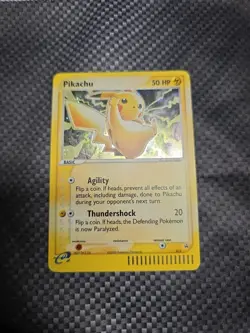 Pikachu #012 Holo Black Star Promo Card Vintage LP Condition Pokemon TCG - Image 1