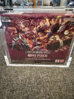 One Piece Card Game OP-11 A Fist of Divine Speed Sealed Booster Box CCG - Image 1