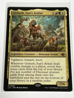 Gishath Suns Avatar 229 MTG Ixalan 2023 Mint - 9.0 + Non Foil Mythic Rare - Image 2