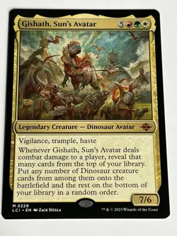 Gishath Suns Avatar 229 MTG Ixalan 2023 Mint - 9.0 + Non Foil Mythic Rare - Image 4