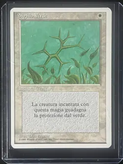 Magic MTG Italian Revised Green Ward Artist Proof Near Mint - Only 50 Exist! - Image 3