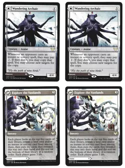 Magic The Gathering Strixhaven School of Mages 2021 #6 Wandering Archaic x2 LOT2 - Image 1