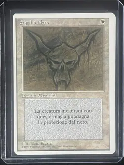 Magic MTG Italian Revised Black Ward Artist Proof Near Mint - Only 50 Exist! - Image 3