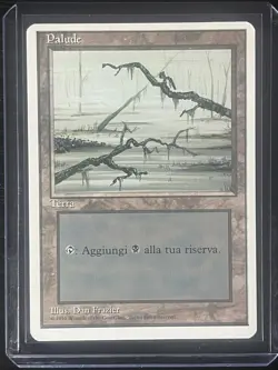 Magic MTG Italian Revised Swamp Artist Proof Near Mint - Only 50 Exist! - Image 3