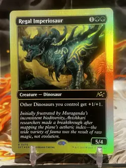 MTG | Regal Imperiosaur (✨First-Place Foil✨) [Aetherdrift] - Image 1
