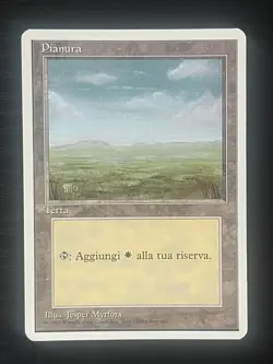 Magic MTG Italian Revised Plains Artist Proof Near Mint - Only 50 Exist! - Image 1