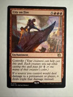 City on Fire - MTG March of the Machine (MOM) - Image 1