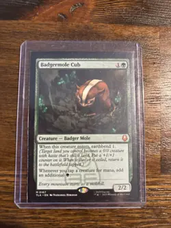 Magic the Gathering Badgermole Cub Mint Condition - Image 1