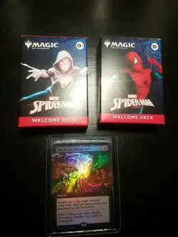PAX West 2025 Magic Gathering MtG Spiderman 2 Welcome Decks + Sinister Six Promo - Image 1